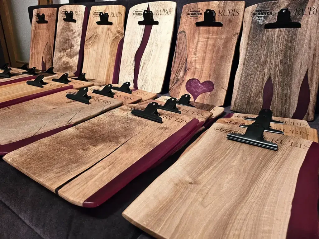 Menu table za restorane